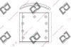 NISSA 4406690126 Brake Lining, drum brake